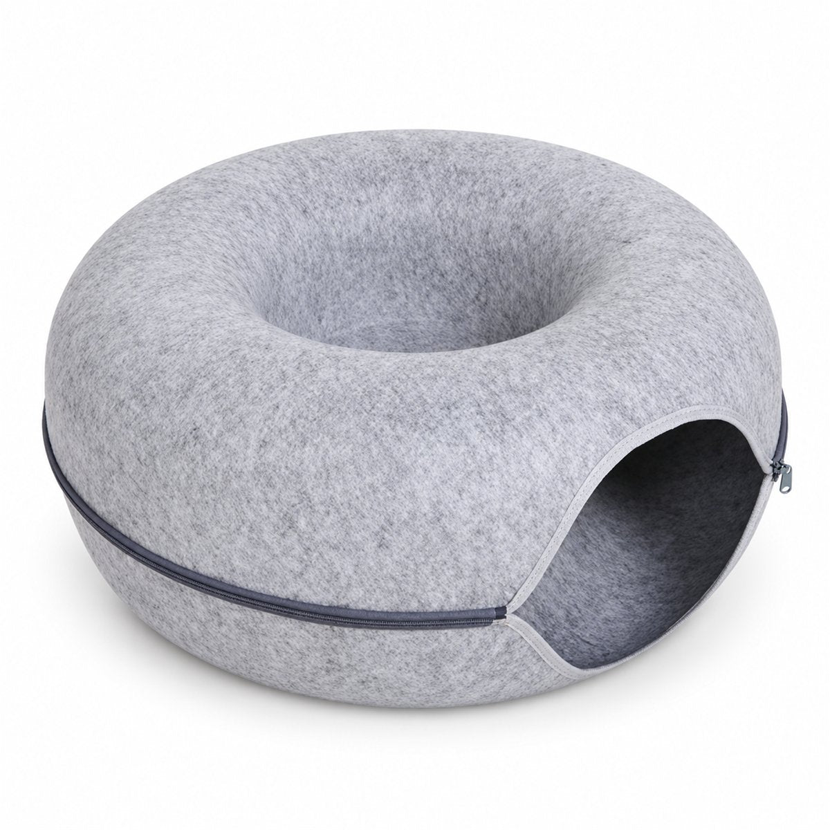 Cama túnel de fieltro para gatos
